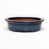 Bonsaischaal, ovaal blauw, 48 x 41 x 11,5 cm (40765)