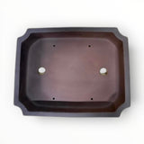 Bonsaischaal, rechthoek bruin, 42 x 36 x 10,5 cm (40771)