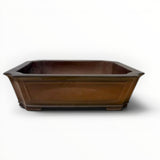 Bonsaischaal, rechthoek bruin, 57 x 47 x 15,5 cm (40909)