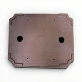 Bonsaischaal, rechthoek bruin, 57 x 47 x 15,5 cm (40909)
