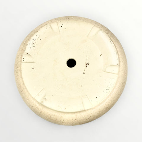 Bonsaischaal, rond beige, 24 x 8 cm