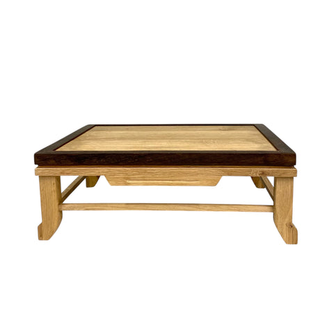 Bonsaitafel ‘Kuro-Edge’ – handgemaakt van oud eiken