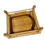 Bonsaitafel ‘Kuro-Edge’ – handgemaakt van oud eiken