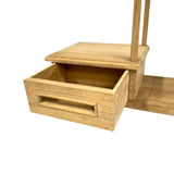 Bonsai Display ‘Kōdō’ | 5 plateaus & lade | Handgemaakt uit eikenhout