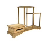 Bonsai Display ‘Kōdō’ | 5 plateaus & lade | Handgemaakt uit eikenhout