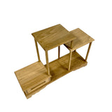 Bonsai Display ‘Kōdō’ | 5 plateaus & lade | Handgemaakt uit eikenhout