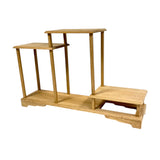 Bonsai Display ‘Sandan’ | 5 plateaus | Handgemaakt uit oud eiken