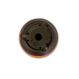 Bonsaischaal, rond geel en rood, 13 x 7 cm