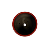 Bonsaischaal, rond rood, 11,5 x 8 cm