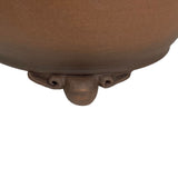 Bonsaischaal, cascade rond bruin, 16 x 9 cm