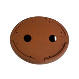 Bonsaischaal 'Bonsaihobby' ovaal en bruin 27,5 x 22 x 7 cm